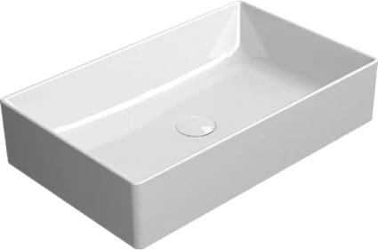 Раковина GSI Kube X 60x37, прямоугольная