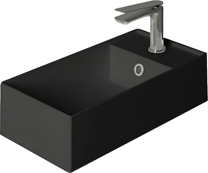 Рукомойник Simas Agile AG50 nero matt*1 черный матовый