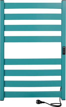 Полотенцесушитель электрический Indigo Oktava Slim 5 LСLOKS5E80-50CLRt бирюзовый