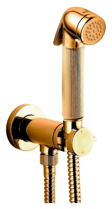 Гигиенический душ Bossini Nikita Mixer Set E37008 ORO со смесителем