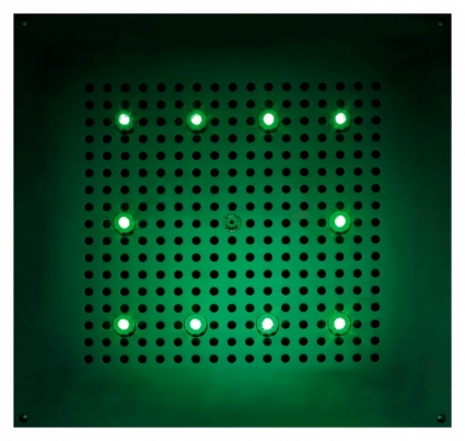Верхний душ Bossini DREAM - Cube Light H37456 CR с хромотерапией