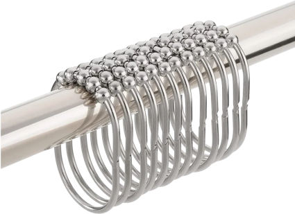 Крючки для шторы Carnation Home Fashions Ellipse Type Hook Chrome SLM-LPS/03