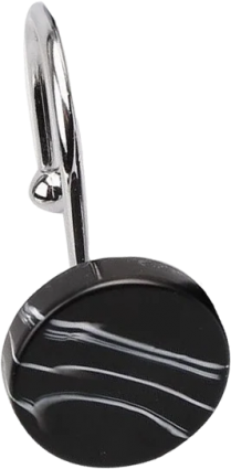 Крючки для шторы Carnation Home Fashions Marble Black MRB-BT/16 черный мрамор