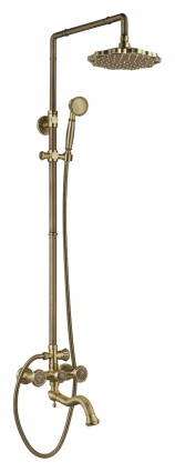 Душевая стойка Zorg Antic AZR 608 DS-2-6 BR