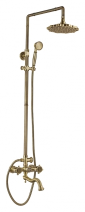Душевая стойка Zorg Antic AZR 608 DS-1-6 BR