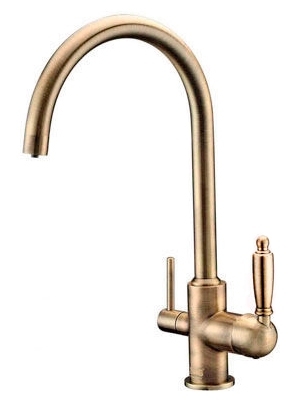 Смеситель Zorg Clean Water ZR 317 YF-33 BR для кухонной мойки