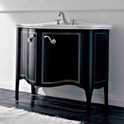 Тумба с раковиной Tiffany World Bristol 71107 nero mat/RA