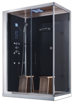 Душевая кабина Grande Home WS141-2 S6 (L) (дерево дуб)