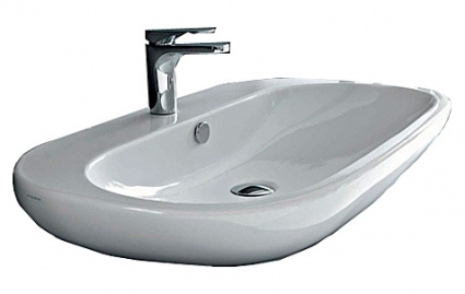 Раковина Hidra Ceramica ABC накладная белая, 80 см