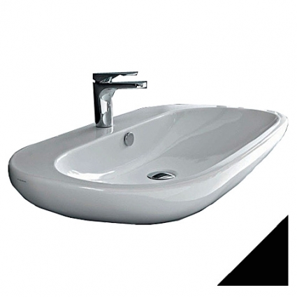 Раковина Hidra Ceramica ABC накладная черная, 80 см