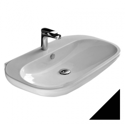 Раковина Hidra Ceramica ABC черная, 80 см