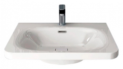 Раковина Hidra Ceramica Flat белая, 65 см