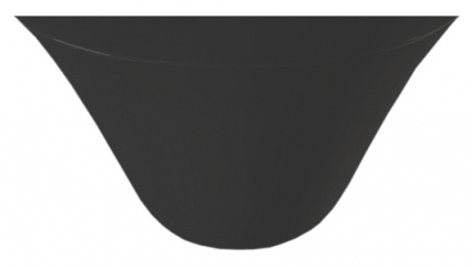 Полупьедестал Hidra Ceramica Flat черный