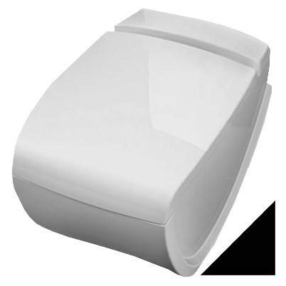 Унитаз напольный Hidra Ceramica Hi-line черная