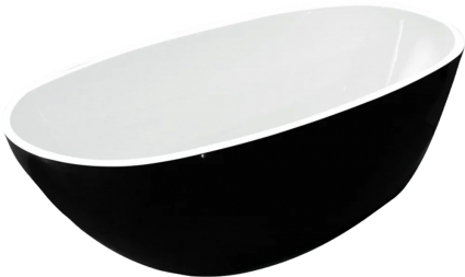 Акриловая ванна Esbano Sophia 170x85, black