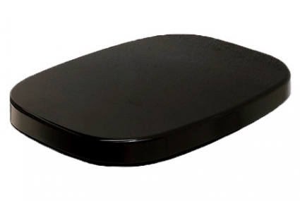 Крышка-сиденье Hidra Ceramica Dial mini DLYZ black с микролифтом, петли хром