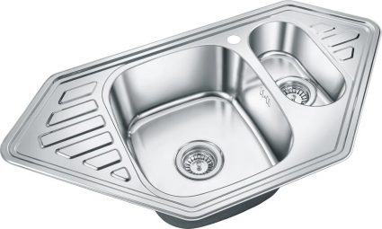 Мойка кухонная Emar Steel 9550C