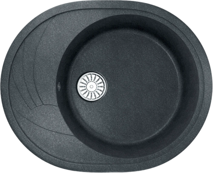 Мойка кухонная Mixline ML-GM17 547634 антрацит