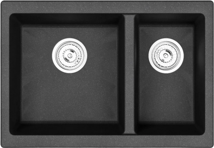 Мойка кухонная Emar Quartz EMQ-2665.PL Оникс