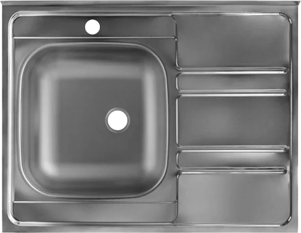 Мойка кухонная Ukinox Иннова IND800.600 ---6C 0L-