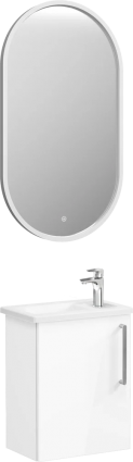 Мебель для ванной VitrA Root Flat 45 L белый глянец
