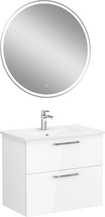 Мебель для ванной VitrA Root Flat 80 белый глянец