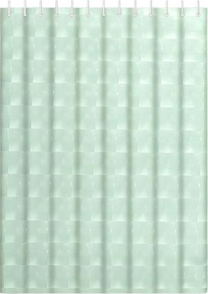 Штора для ванной Haiba HB75101-12 зеленая, 3D