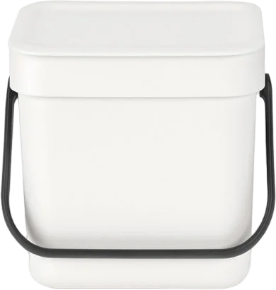 Мусорное ведро Brabantia Sort&Go 209864 3 л, белое