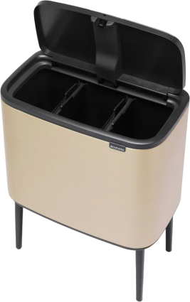 Мусорное ведро Brabantia Bo 304644 11+11+11 л, шампань