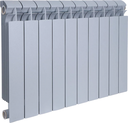 Радиатор биметаллический Global Style plus 500 10 секций, серый