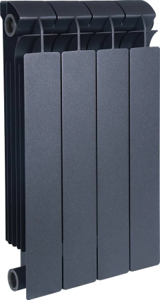 Радиатор биметаллический Global Style plus 500 4 секций, черный