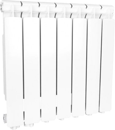 Радиатор алюминиевый Stout Bravo 500 7 секций, боковое подключение