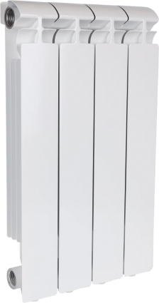Радиатор алюминиевый Stout Alpha 500 SRA-2310-050004 4 секции, боковое подключение
