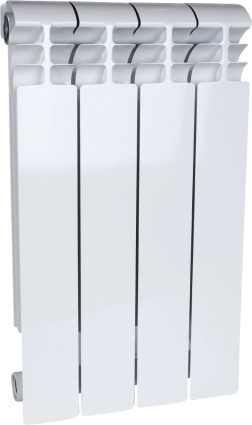 Радиатор алюминиевый Stout Vega 500 SRA-1310-050004 4 секции, боковое подключение