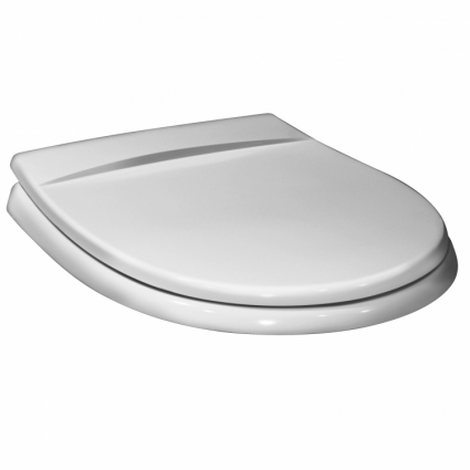 Крышка-сиденье для унитаза Gustavsberg Basic из жесткого пластика без микролифта с металлическим креплением