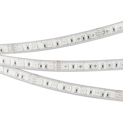 Светодиодная влагозащищенная лента Arlight 14,4W/m 60LED/m 5060SMD разноцветный 5M 029515