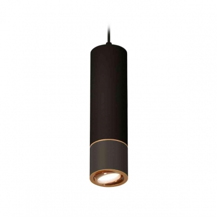 Комплект подвесного светильника Ambrella light Techno Spot XP7402050 SBK/PYG черный песок/золото желтое полированне (A2311,C7456,A2072,C7402,N7004)
