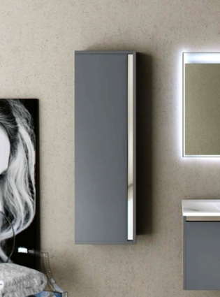 Шкаф-пенал La Beaute Lot 40 graphite