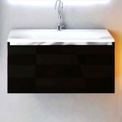 Тумба для комплекта La Beaute Lot 90 черная