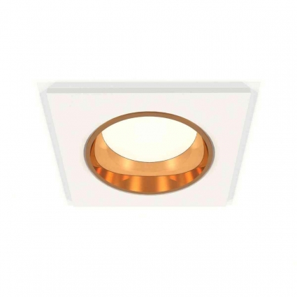 Комплект встраиваемого светильника Ambrella light Techno Spot XC6520004 SWH/PYG белый песок/золото желтое полированное (C6520, N6113)
