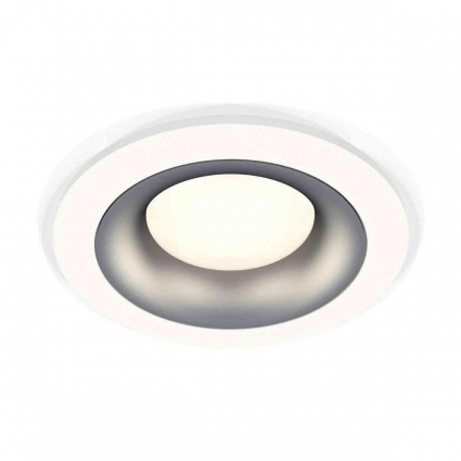 Комплект встраиваемого светильника Ambrella light Techno Spot XC7621004 SWH/MCH белый песок/хром матовый (C7621, N7013)