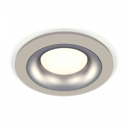 Комплект встраиваемого светильника Ambrella light Techno Spot XC7623004 SGR/MCH серый песок/хром матовый (C7623, N7013)