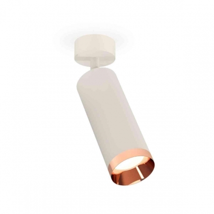 Комплект накладного светильника Ambrella light Techno Spot XM6342006 SWH/PPG белый песок/золото розовое полированное (A2202, C6342, N6135)