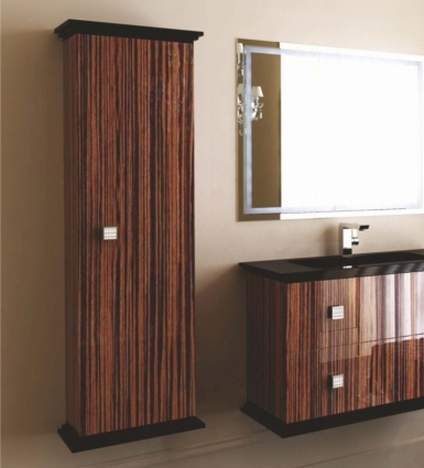 Шкаф-пенал La Beaute Loiret SW 49 macassar