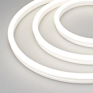 Гибкий неон Arlight 9,6W/m 140LED/m 2835SMD дневной белый 5M Monnlight-Side-A140-12x24mm 24V Day4000 038798