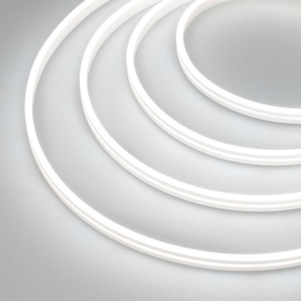 Гибкий неон Arlight 7,2W/m 168Led/m 2835SMD холодный белый 5M Monnlight-Side-A168-4x10mm 24V White6000 040993