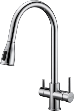 Смеситель для кухни Paulmark Lange 214212-CR хром