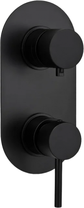 Смеситель для ванны с душем Remer X Style X93KB чёрный матовый