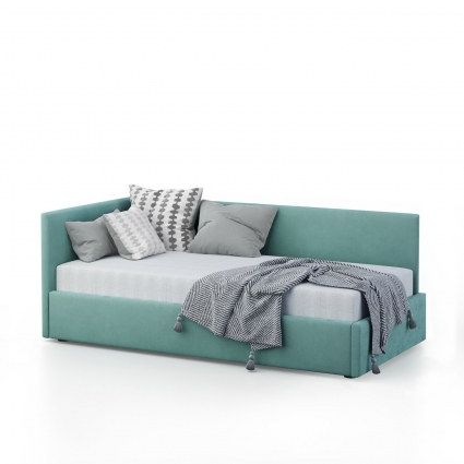 Кровать MYROOM Family Меркурий-2 80х200 мятного цвета с подъемным механизмом