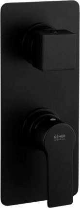 Смеситель для ванны с душем Remer Energy EY93KBNO черный матовый